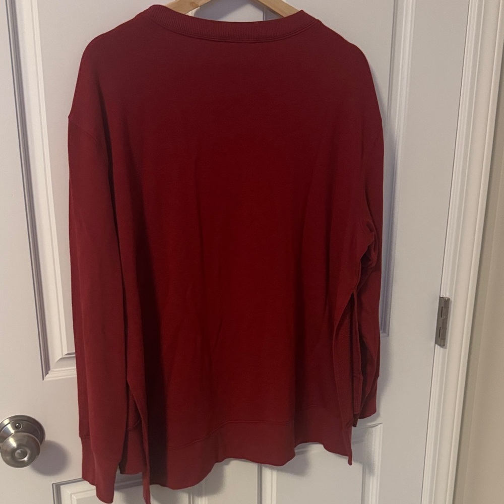 JoyLab Deep Red Sweatshirt - Picture 4 of 4